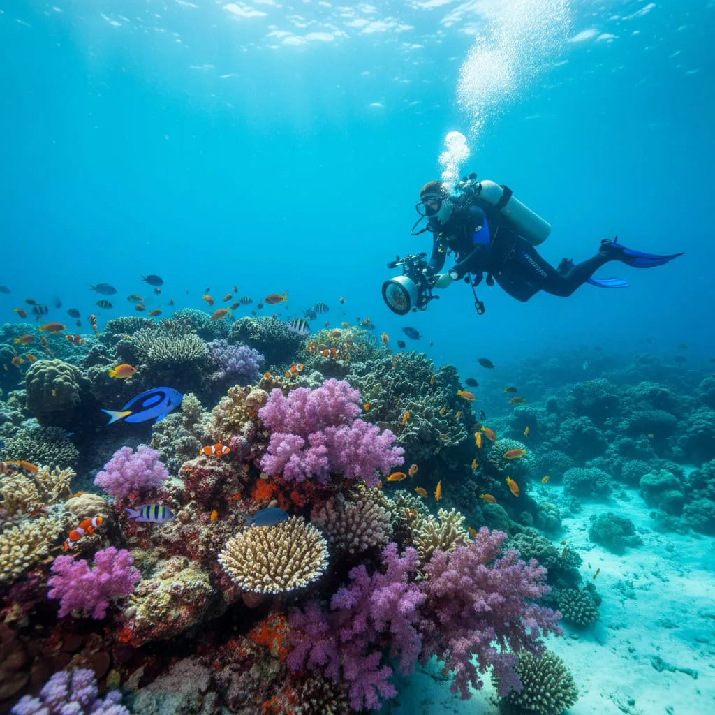 scuba diving adventure travel destinations from India coral reef