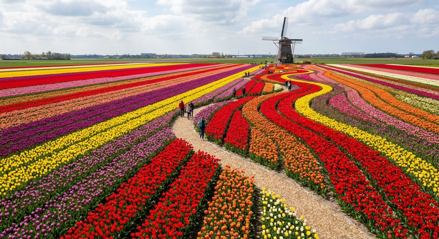 amsterdam trip from india keukenhof tulip gardens