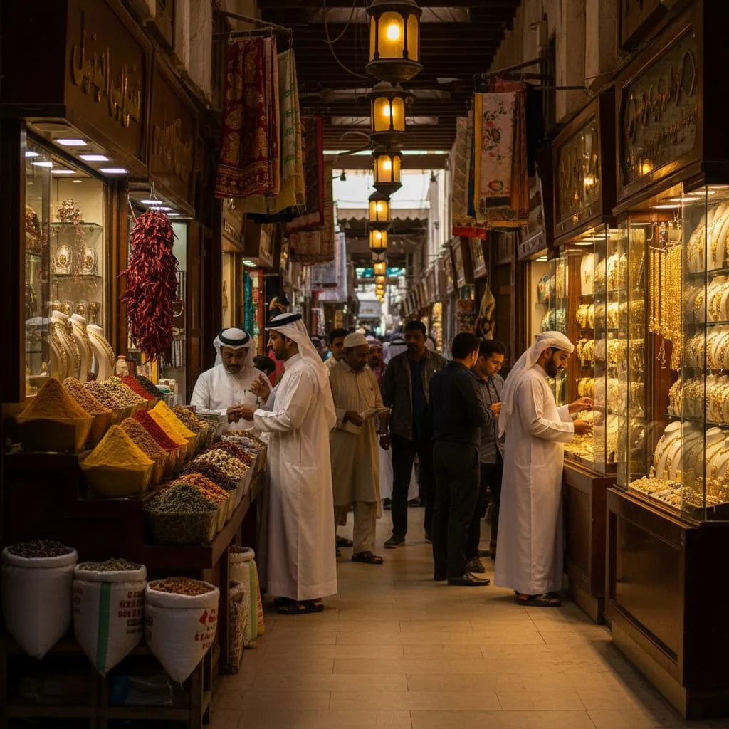 traditional Manama souq market spices Bahrain travel