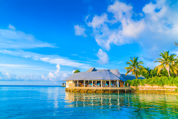 Explore Natural Beauty - Discover the Maldives: Stunning turquoise waters, vibrant coral reefs, and pristine white sandy beaches surrounded by lush greenery.