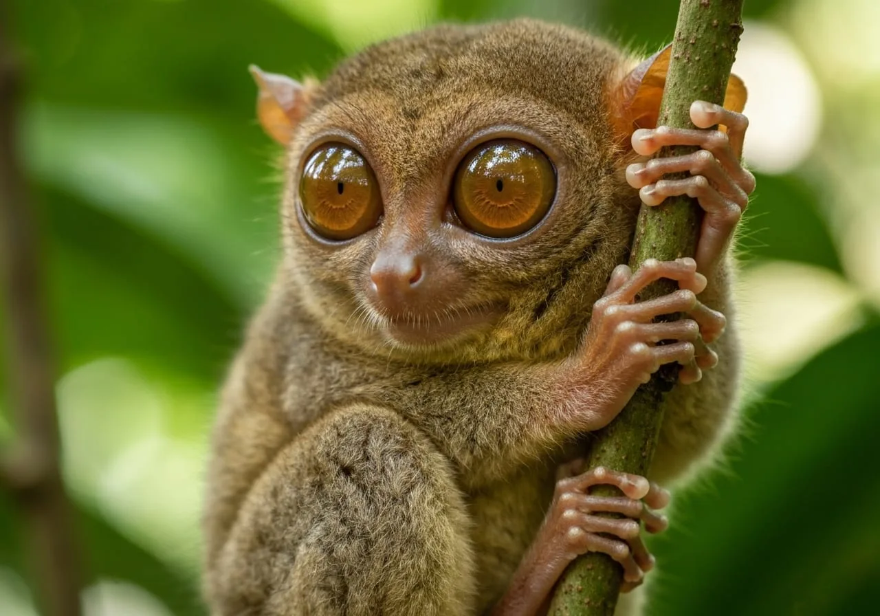 philippine tarsier sanctuary bohol close-up wildlife cebu bohol from india