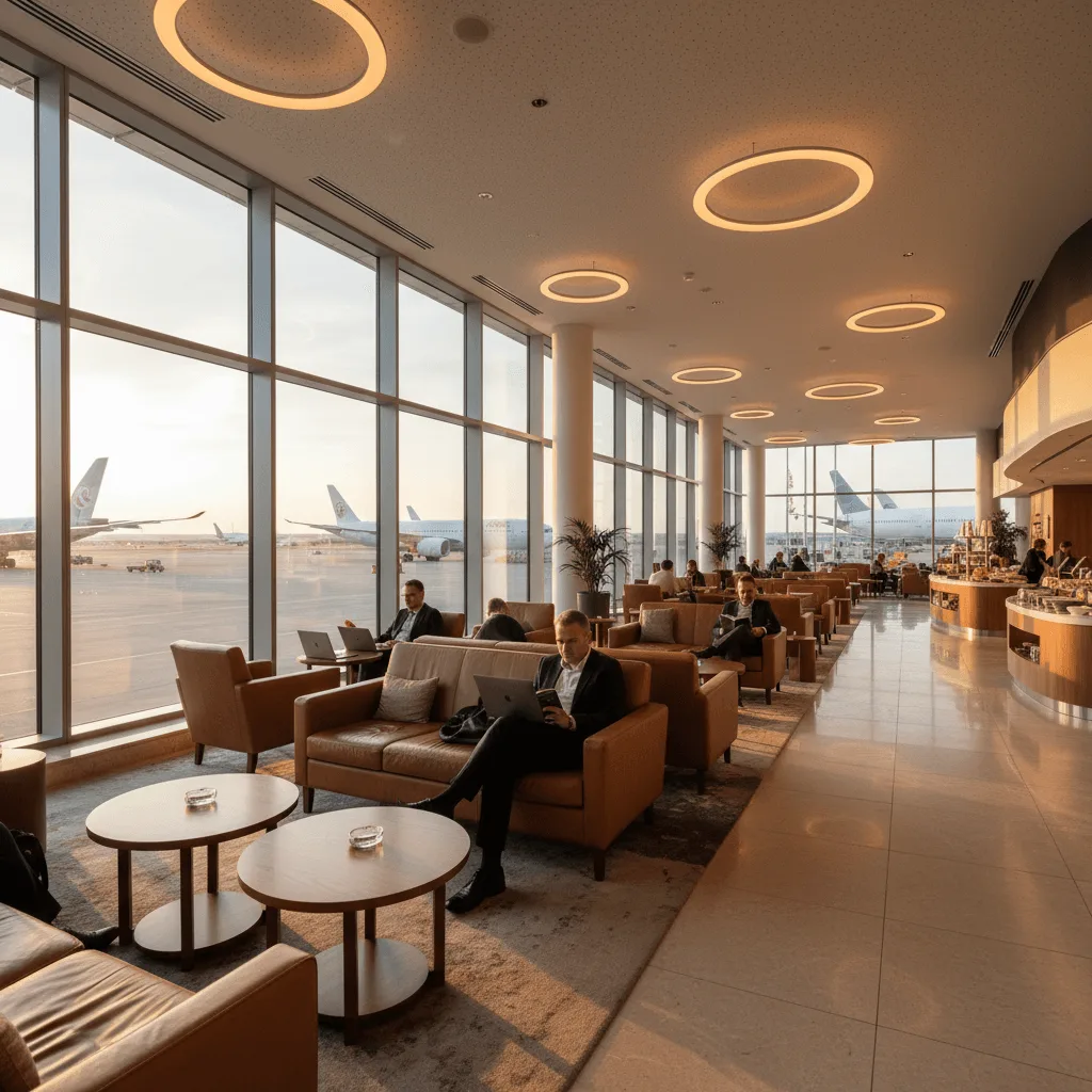 airport lounge access travel credit card benefits