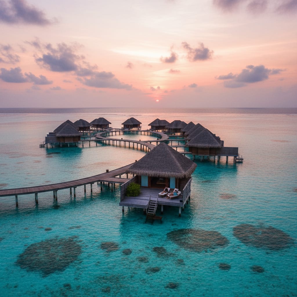 Maldives overwater villa - best international trips december from india