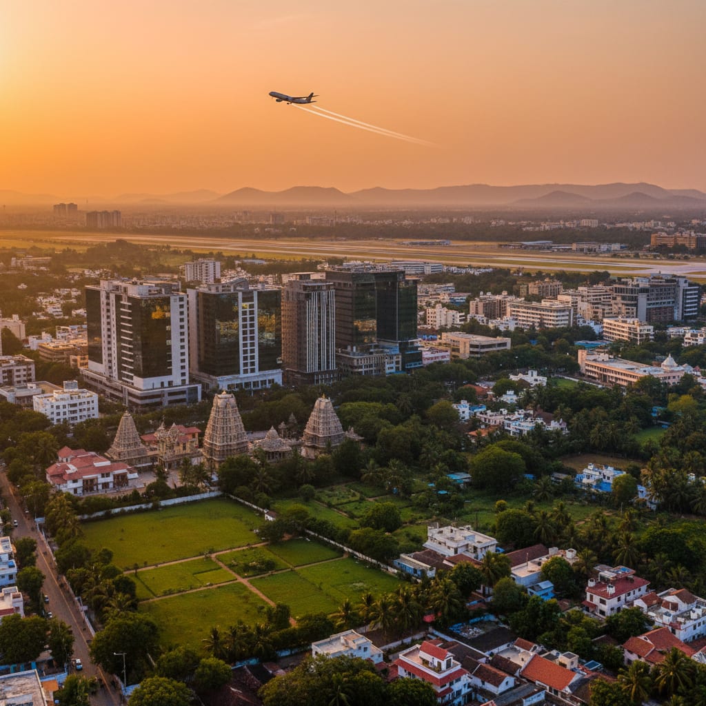 direct flights South India airport with airplane departing Kempegowda International