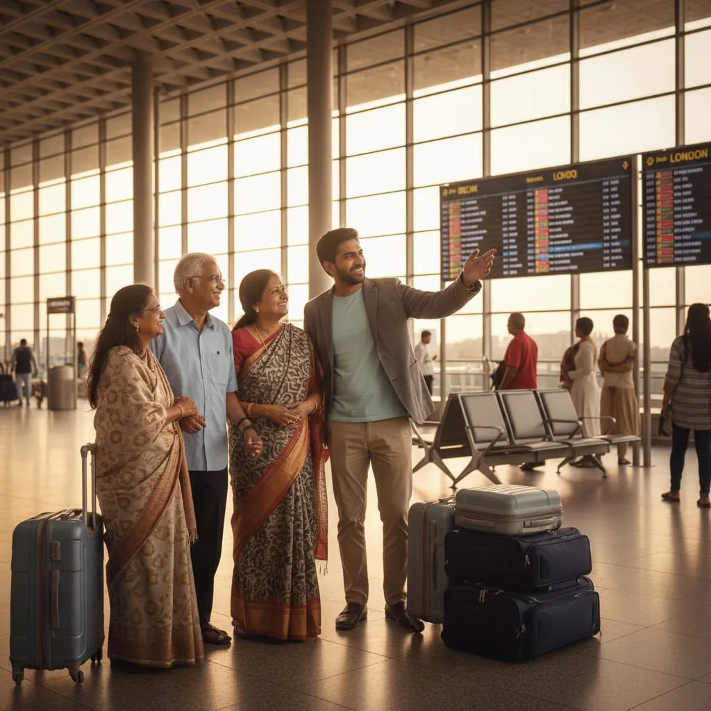 first trip abroad with parents