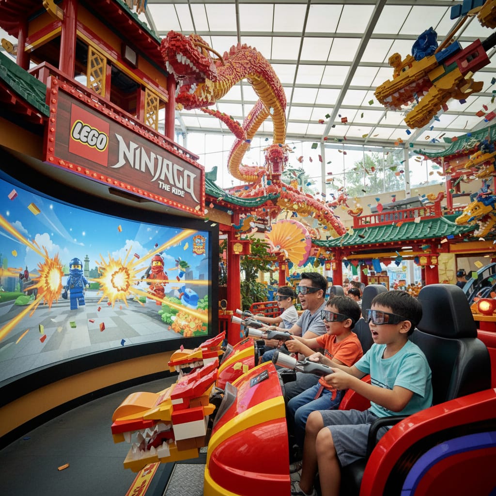 LEGO NINJAGO World ride experience at Legoland Malaysia