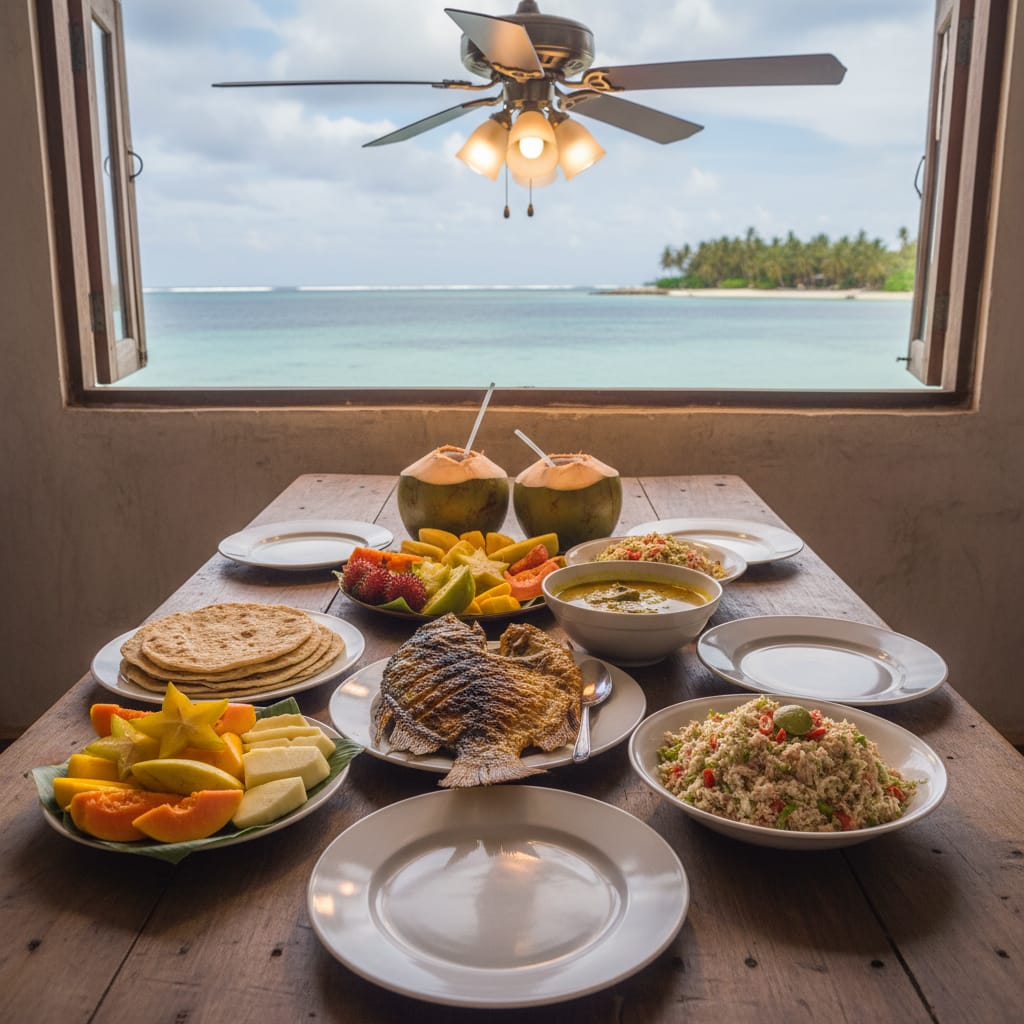 maldives local islands authentic food mas huni tuna salad