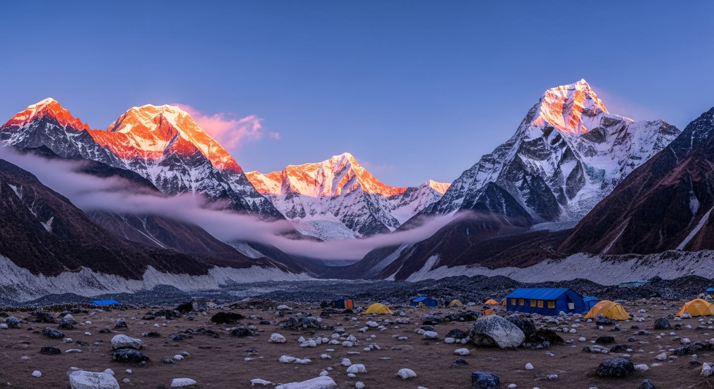 nepal trekking from india annapurna base camp amphitheatre