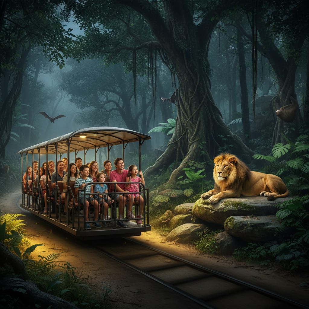 night safari singapore guide tram ride through wildlife zones