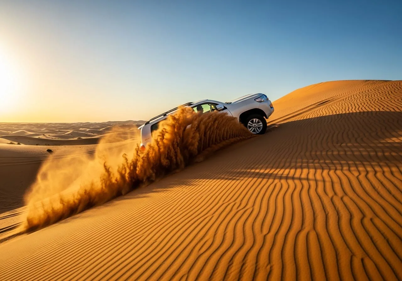 desert safari dune bashing Qatar adventure travel from India