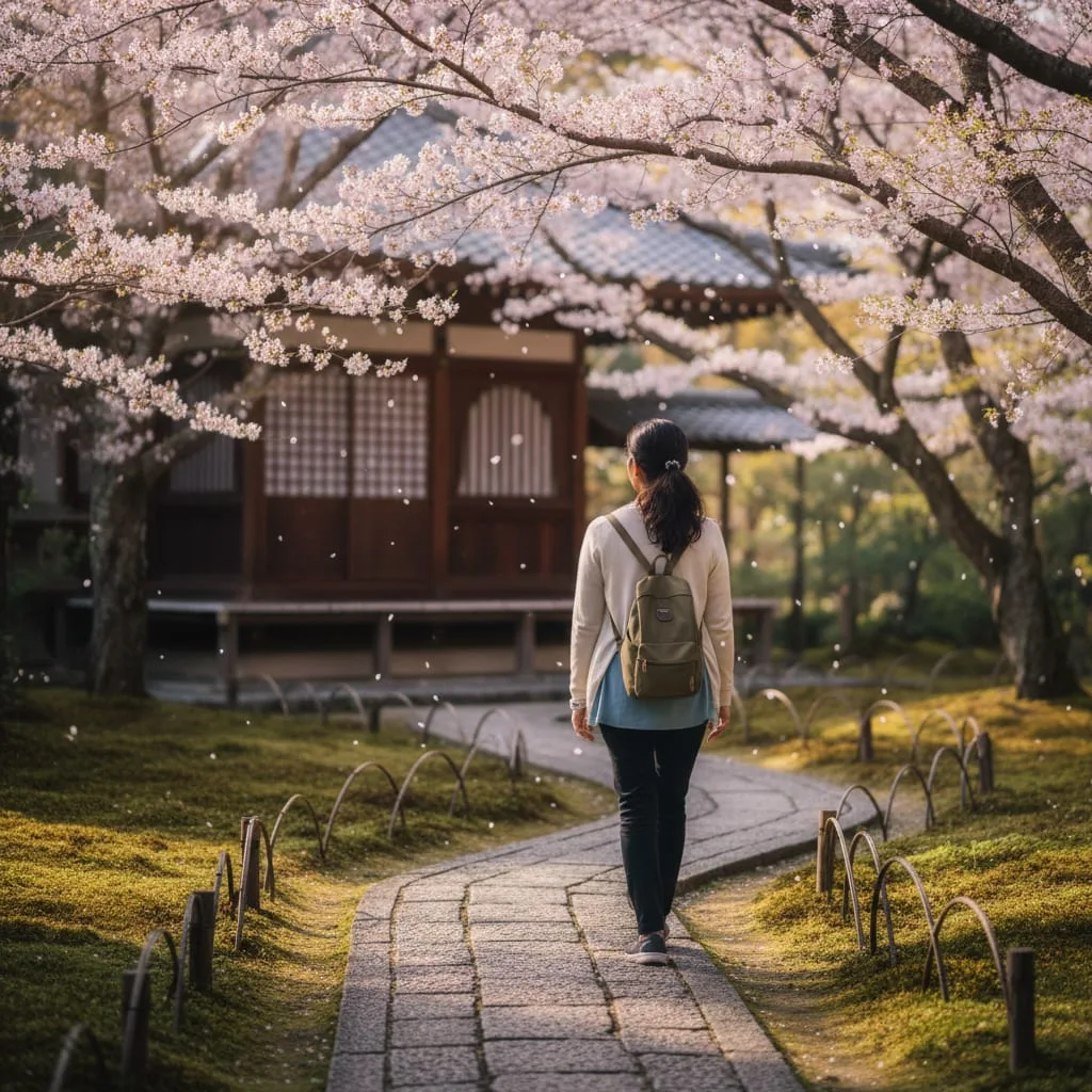 Solo female travel India destination Singapore skyline at sunset