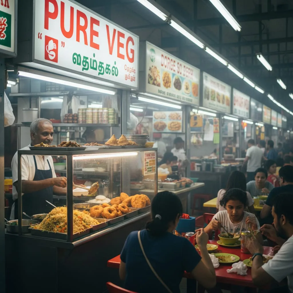 Vegetarian friendly countries for Indian travelers serve thalis like this colorful spread with dal sabzi and chapatis