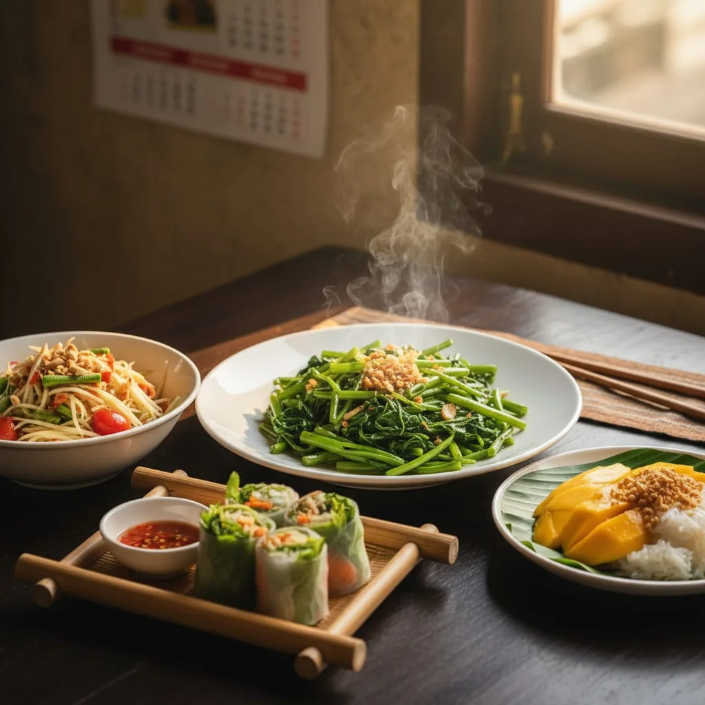 vegetarian food thailand indian travelers