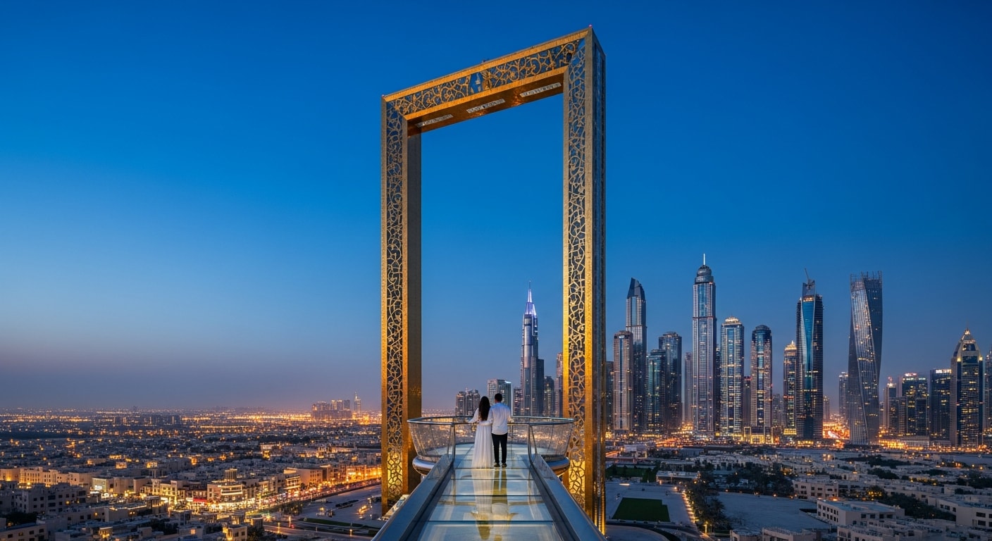 Dubai Frame & Farewell Dhow Cruise Dinner