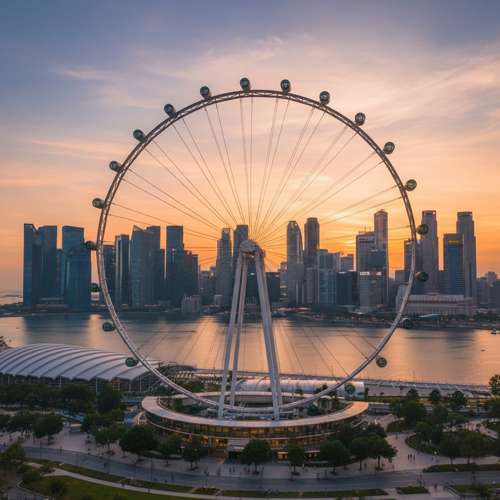 Gardens by the Bay, Singapore Flyer & Light Show