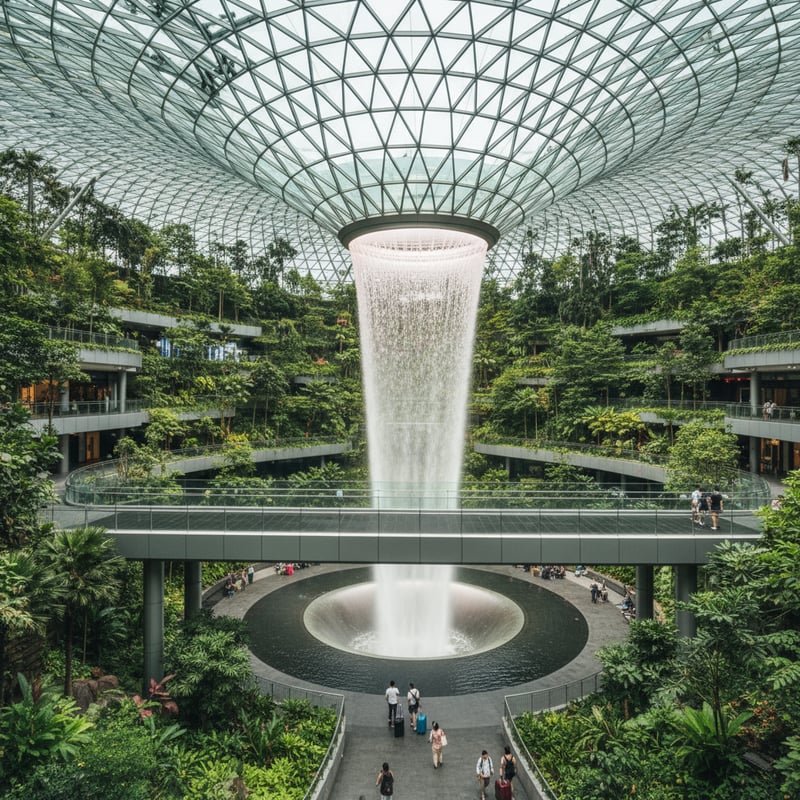 Jewel Changi Airport & Departure