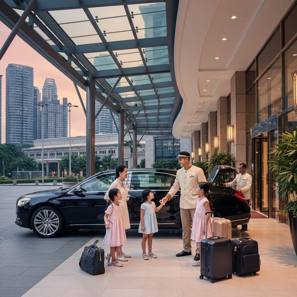 Arrival in Singapore