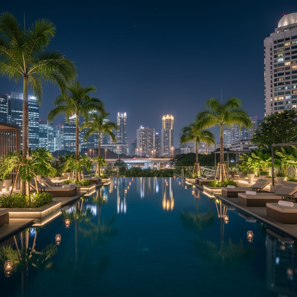 Arrival in Singapore