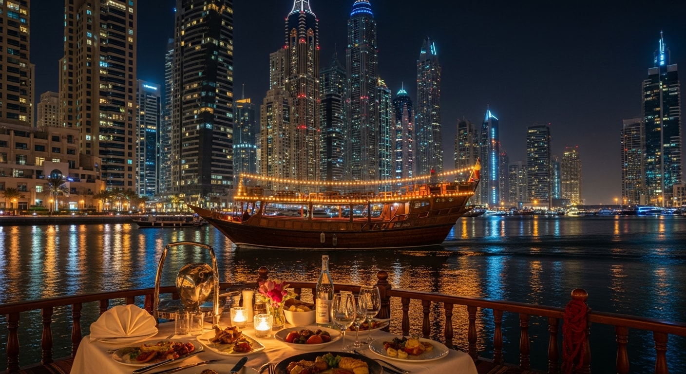 Dubai Marina Dhow Cruise Dinner