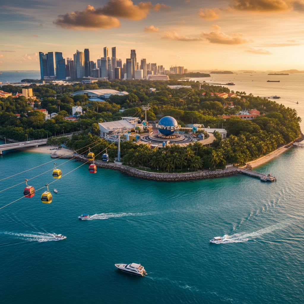 Singapore Sentosa Fun - 3 Nights 4 Days Theme Park & Cable Car Package